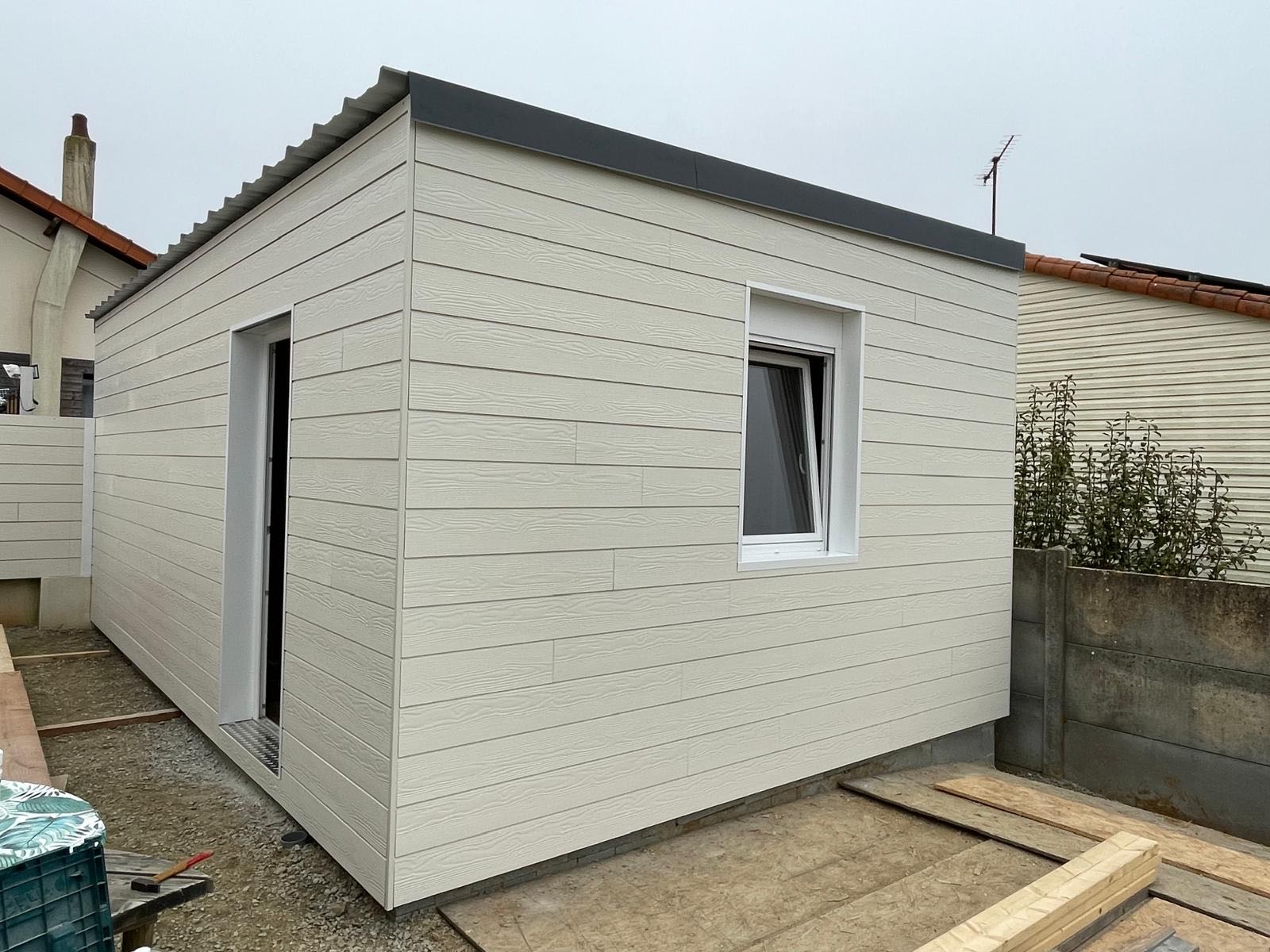 Création d’une dépendance en bardage fibres-ciment sur la commune de Chantonnay